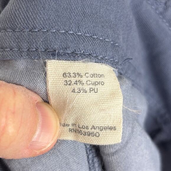 Road to Nowhere Los Angeles Blue cotton/cupro high rise pants size 8 x 28" insm - Picture 8 of 9